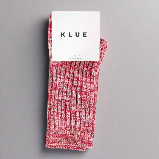 KLUE Cotton pattern socks | Red