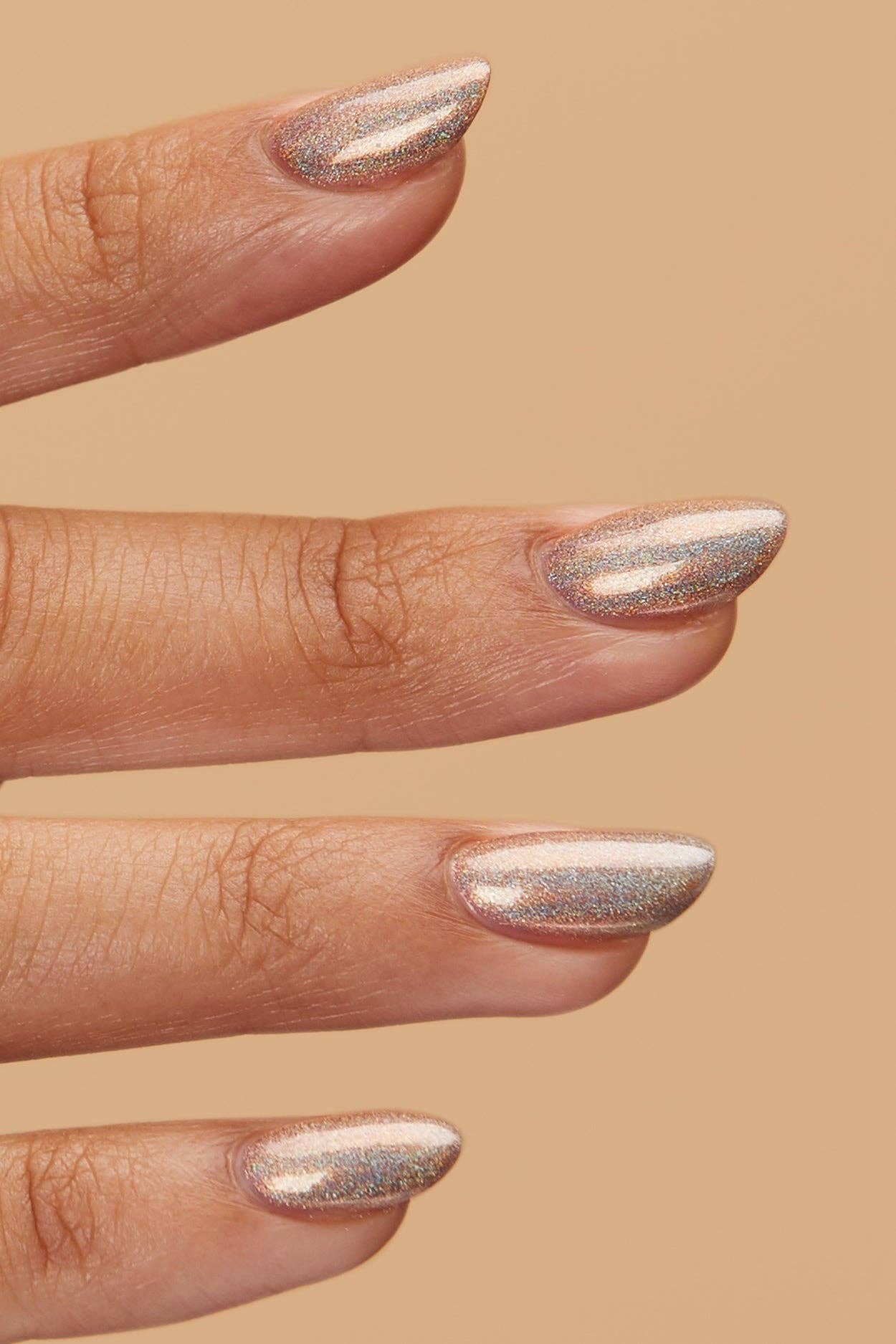 Space Cowboy | Light Beige Holographic Nail Polish