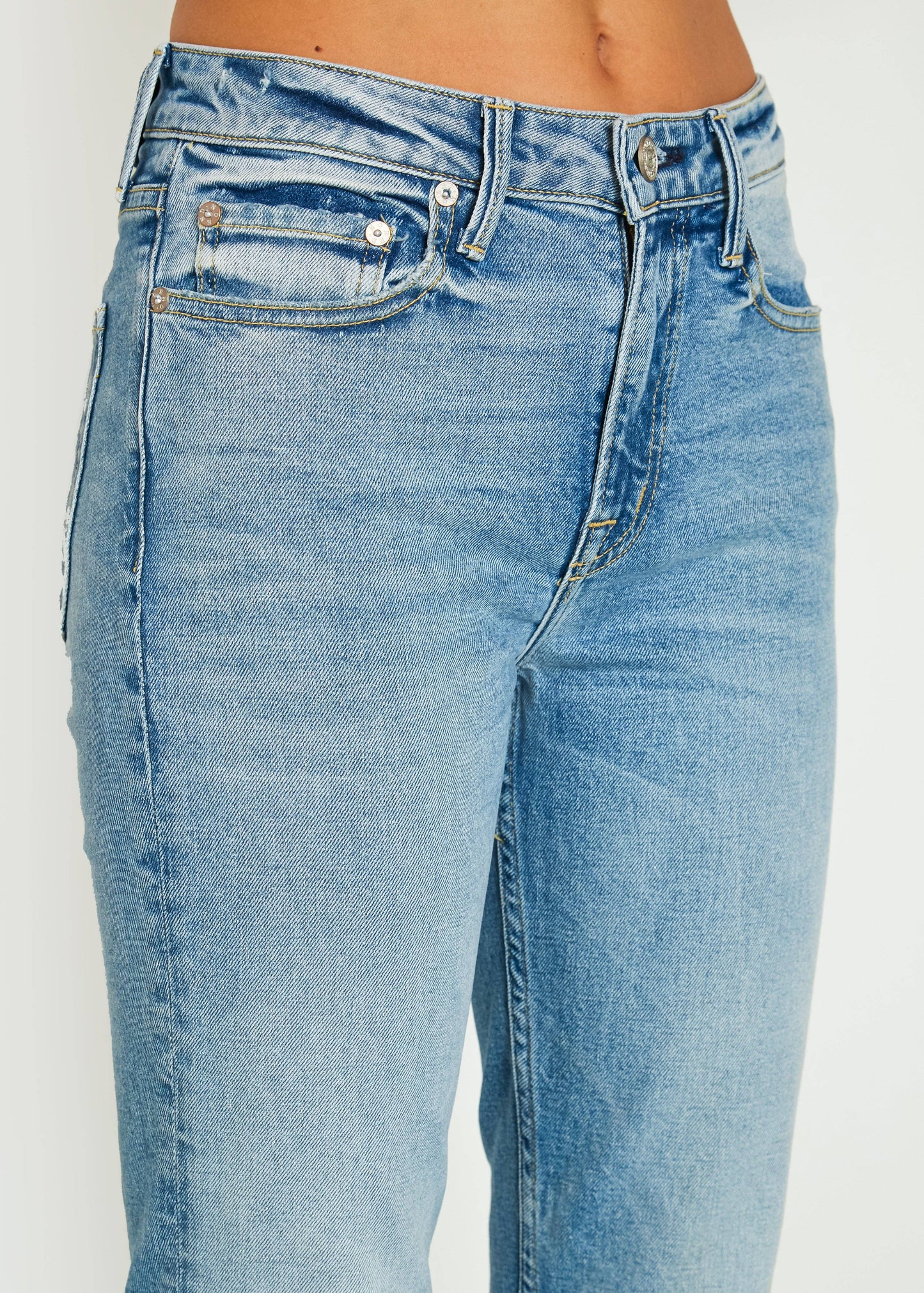 Farrah High Rise Kick Flare Jeans