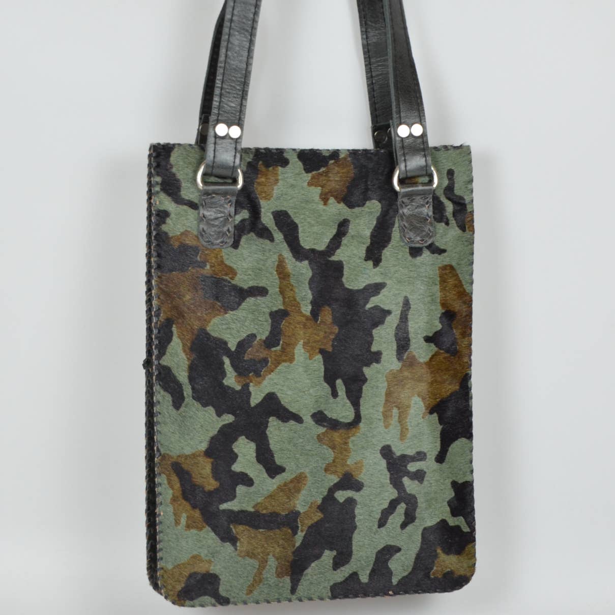 Katrina Small Tote -Printed Hairon Leather