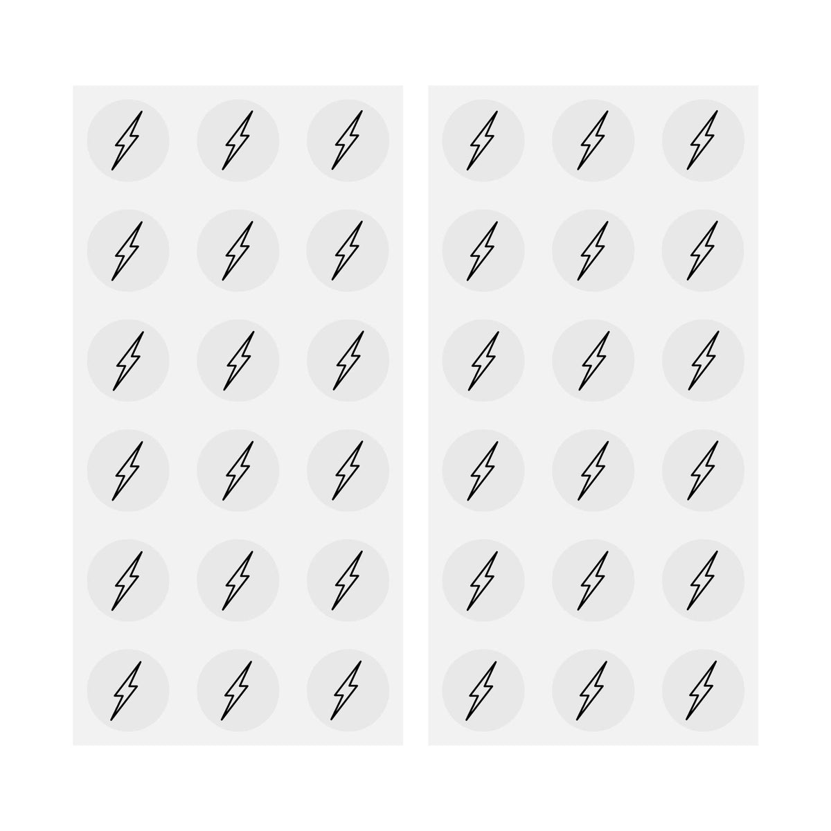 ENERGY BOOST clean Vitamin B12 patch 36pk- lightning bolt