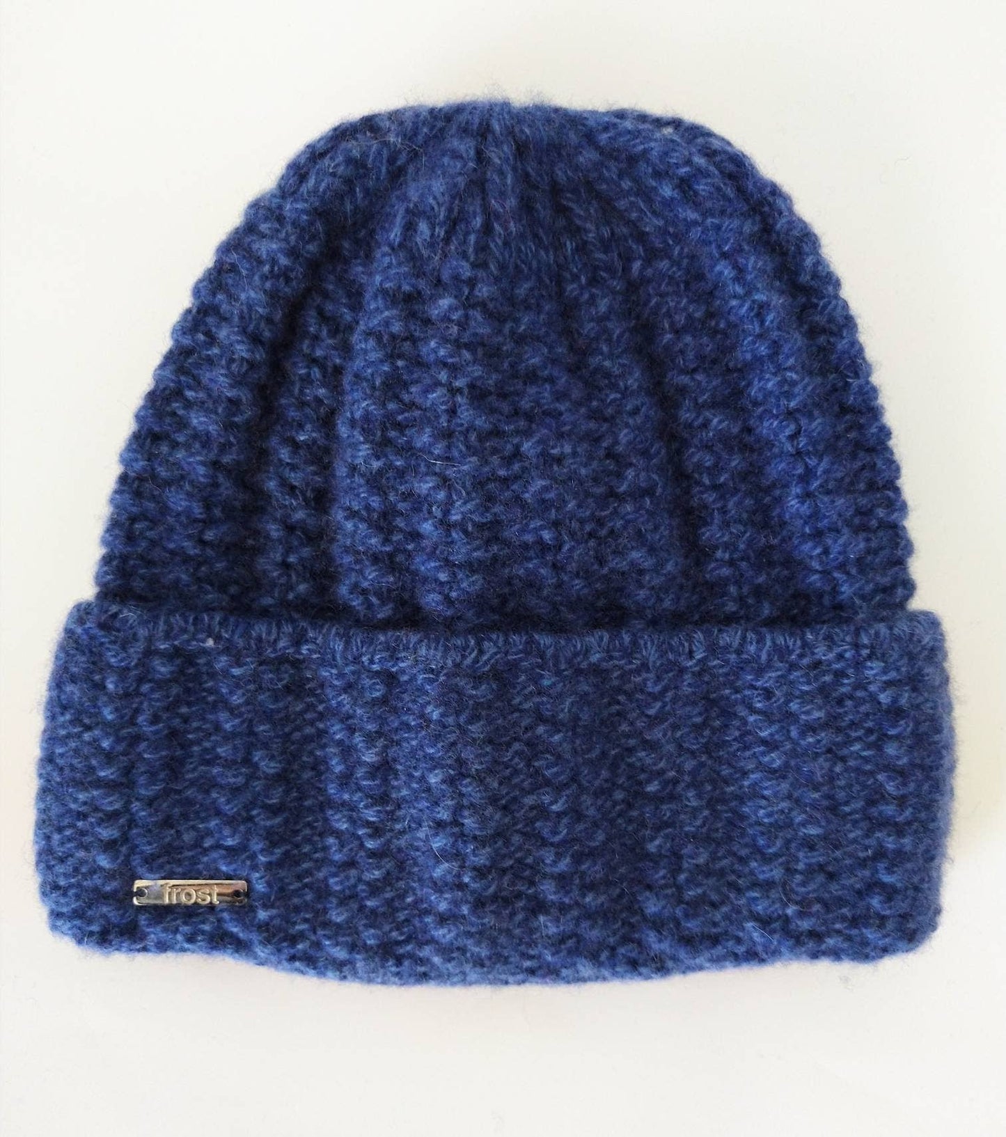 Rolled Cuff Cashmere Chunky Knit Beanie Warm Winter Hat