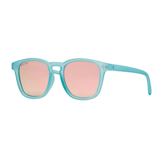 Zion -  Soft Turquoise / Pink Mirror Polarized Lens