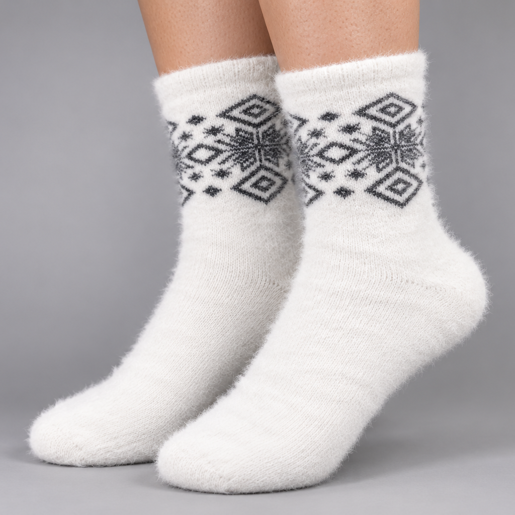 Angora / Bamboo Socks – Sim Black