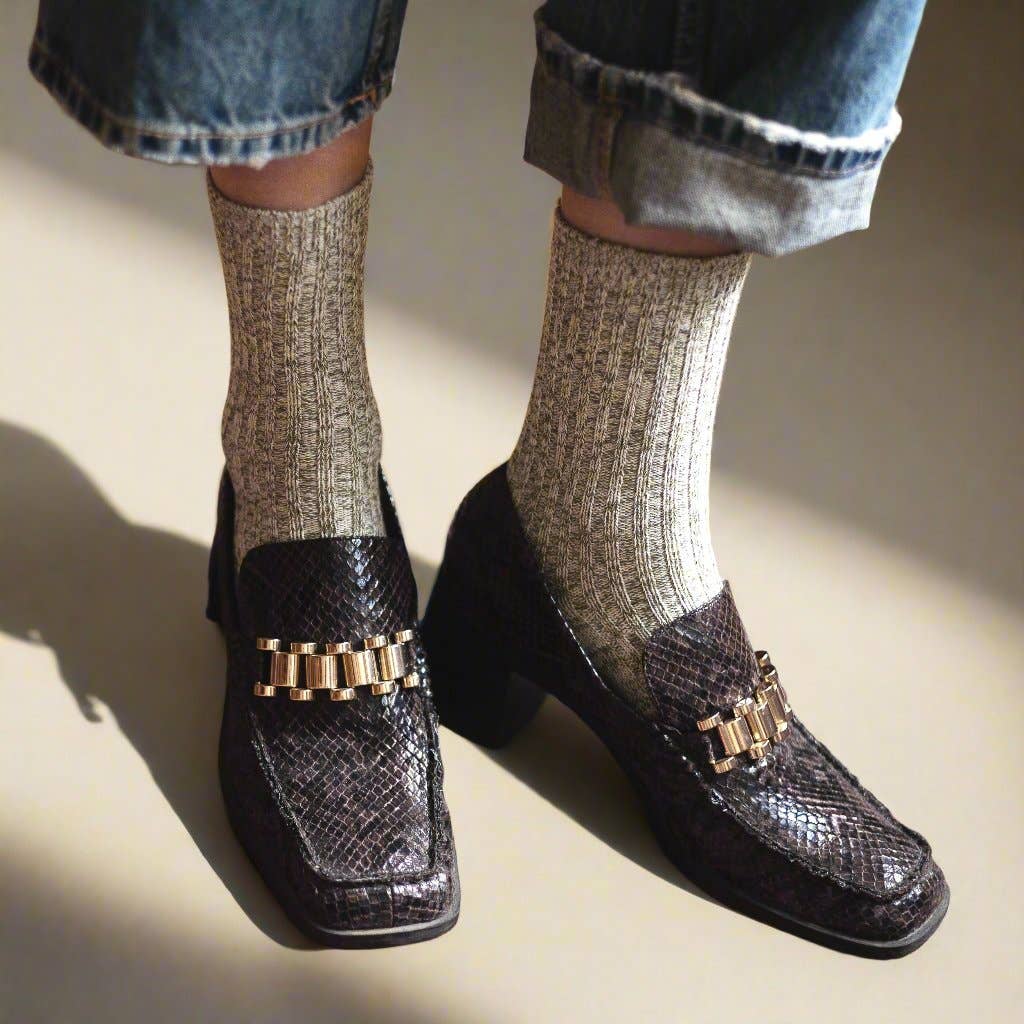 KLUE Cotton pattern socks | Green