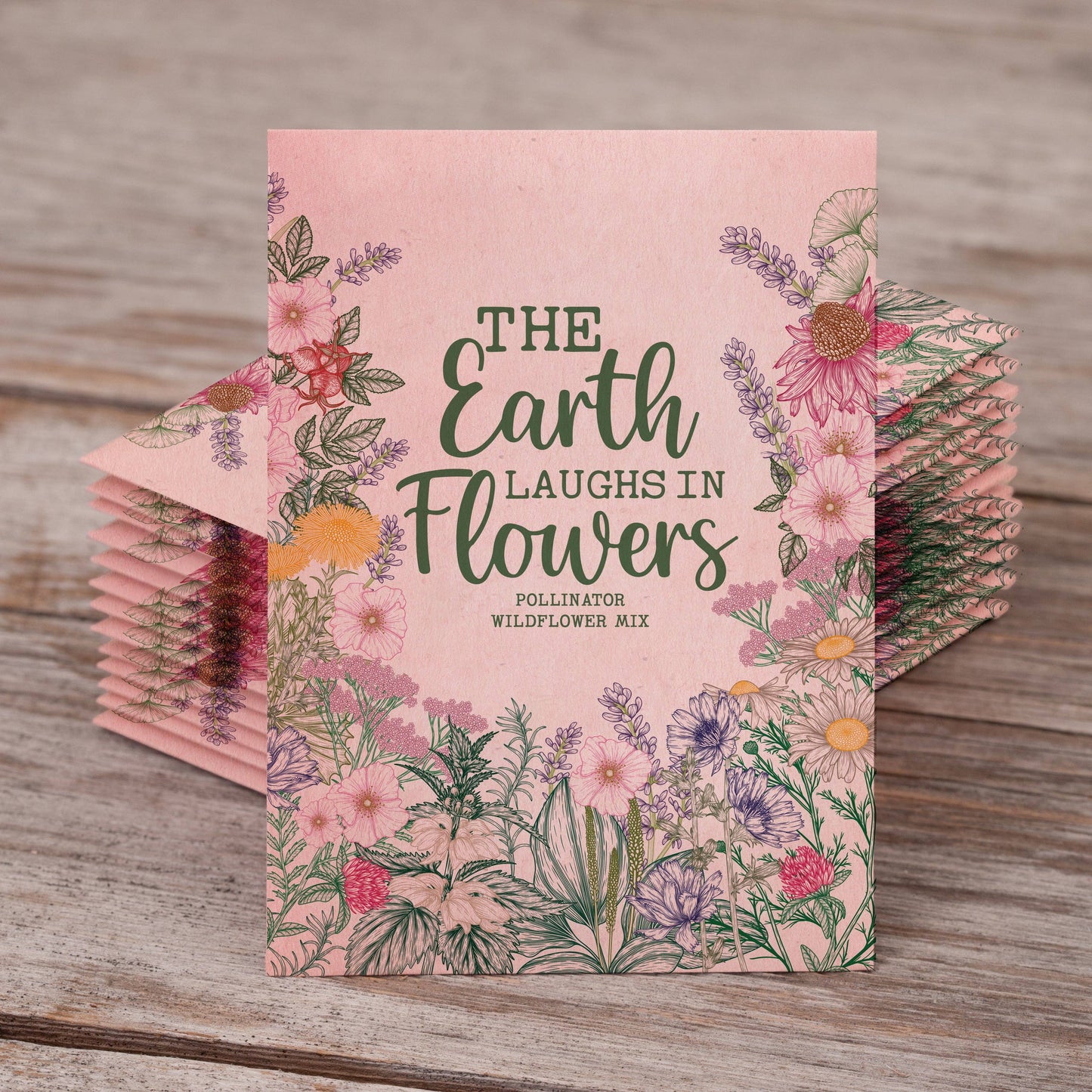 The Earth Laughs in Flowers - Wildflower Mix Seed Packets