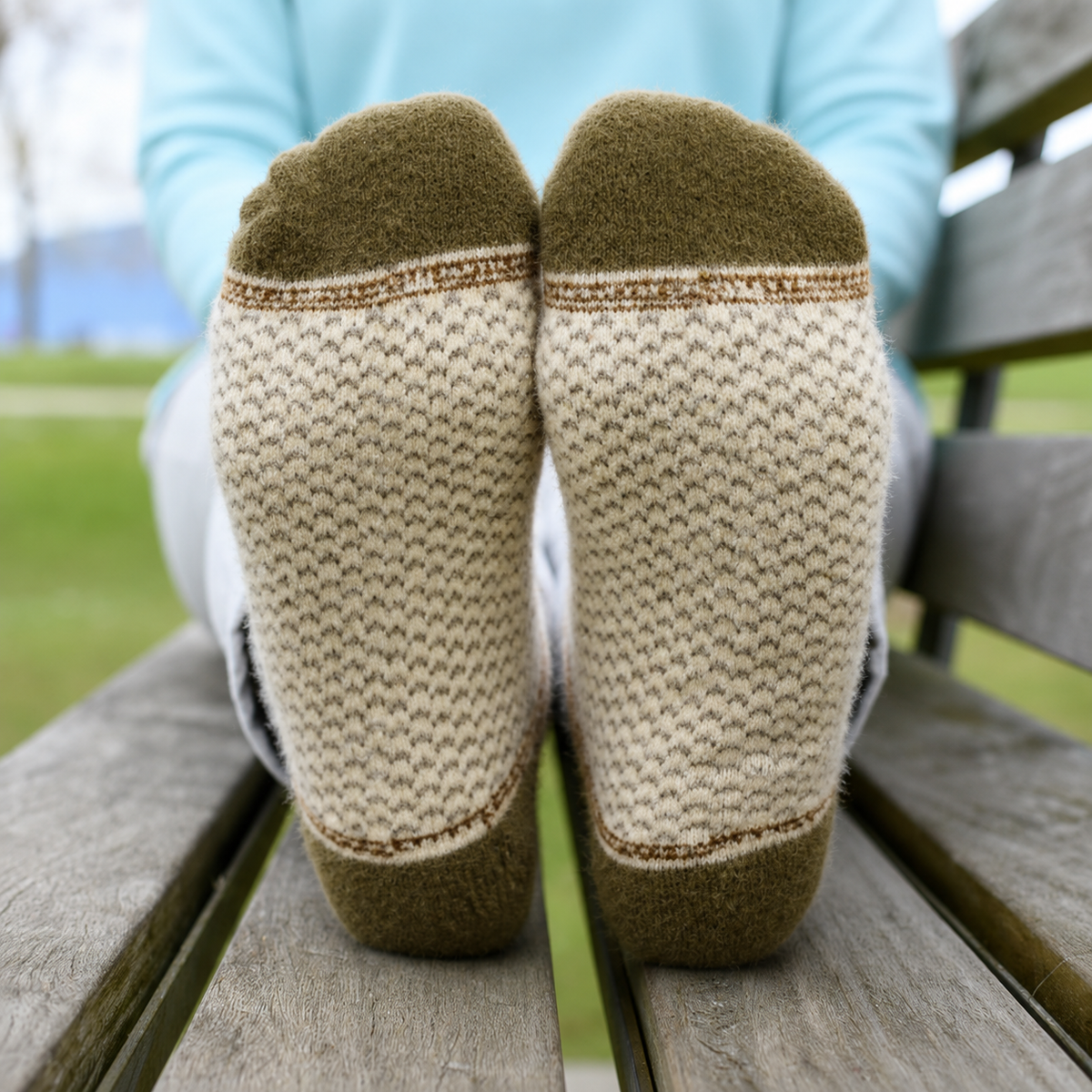 Angora / Bamboo Socks – Malus Mocha