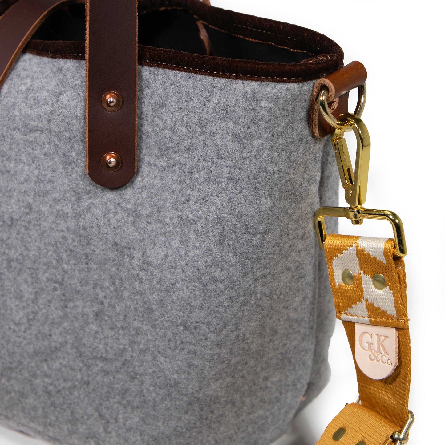 Wool Cashmere Flannel Mini Tote