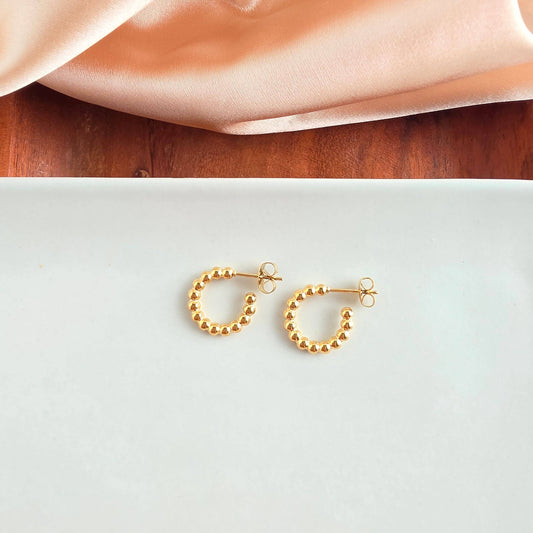 Luxe Bridget Hoops - Gold