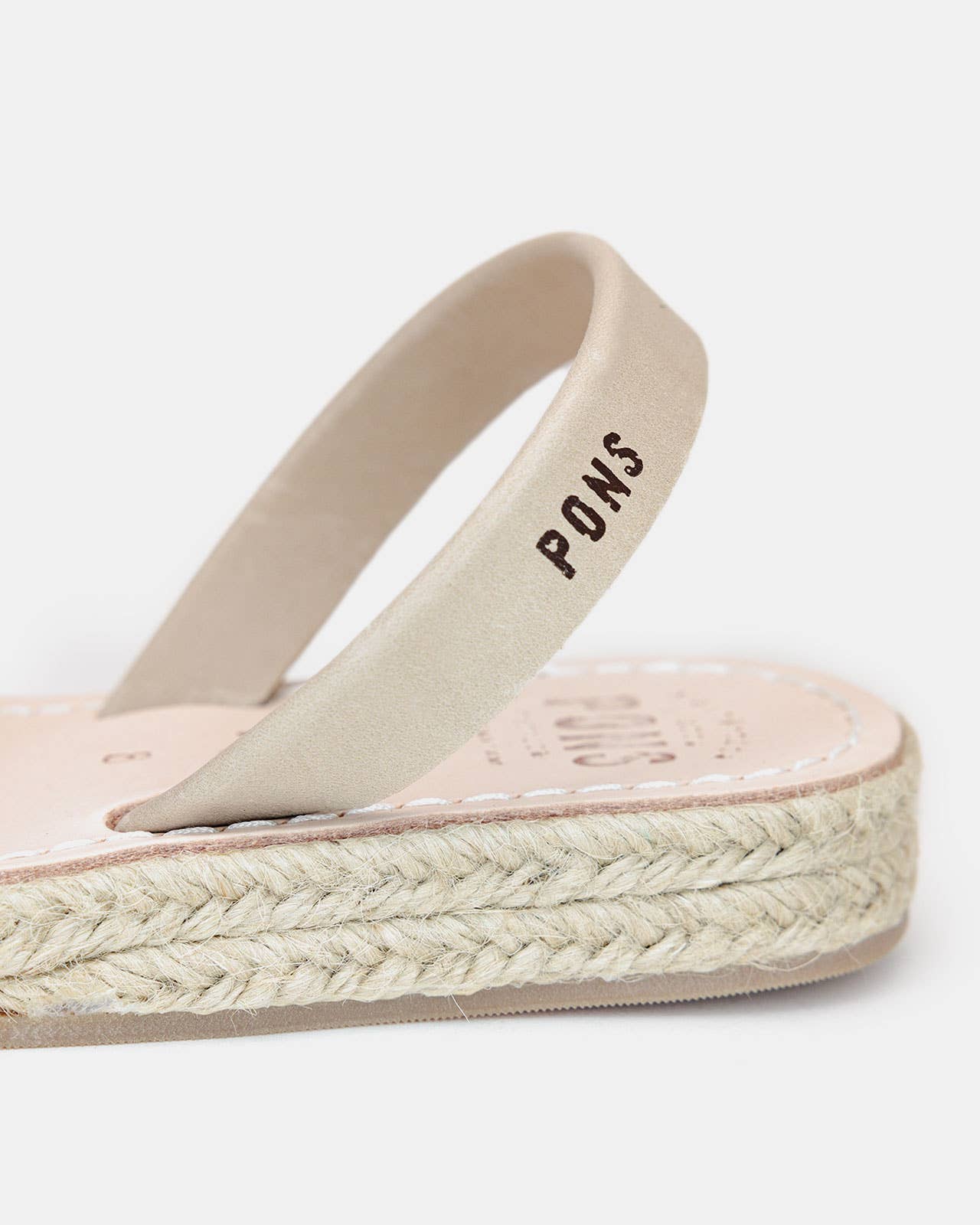 Pons Classic Espadrille Sand