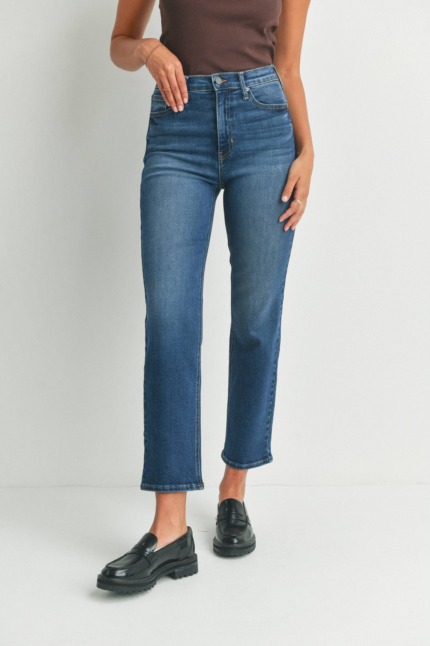 Just Black Denim - Classic Straight Jeans