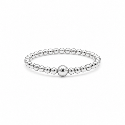 Sterling Silver 2mm Waterproof Stretch Ring