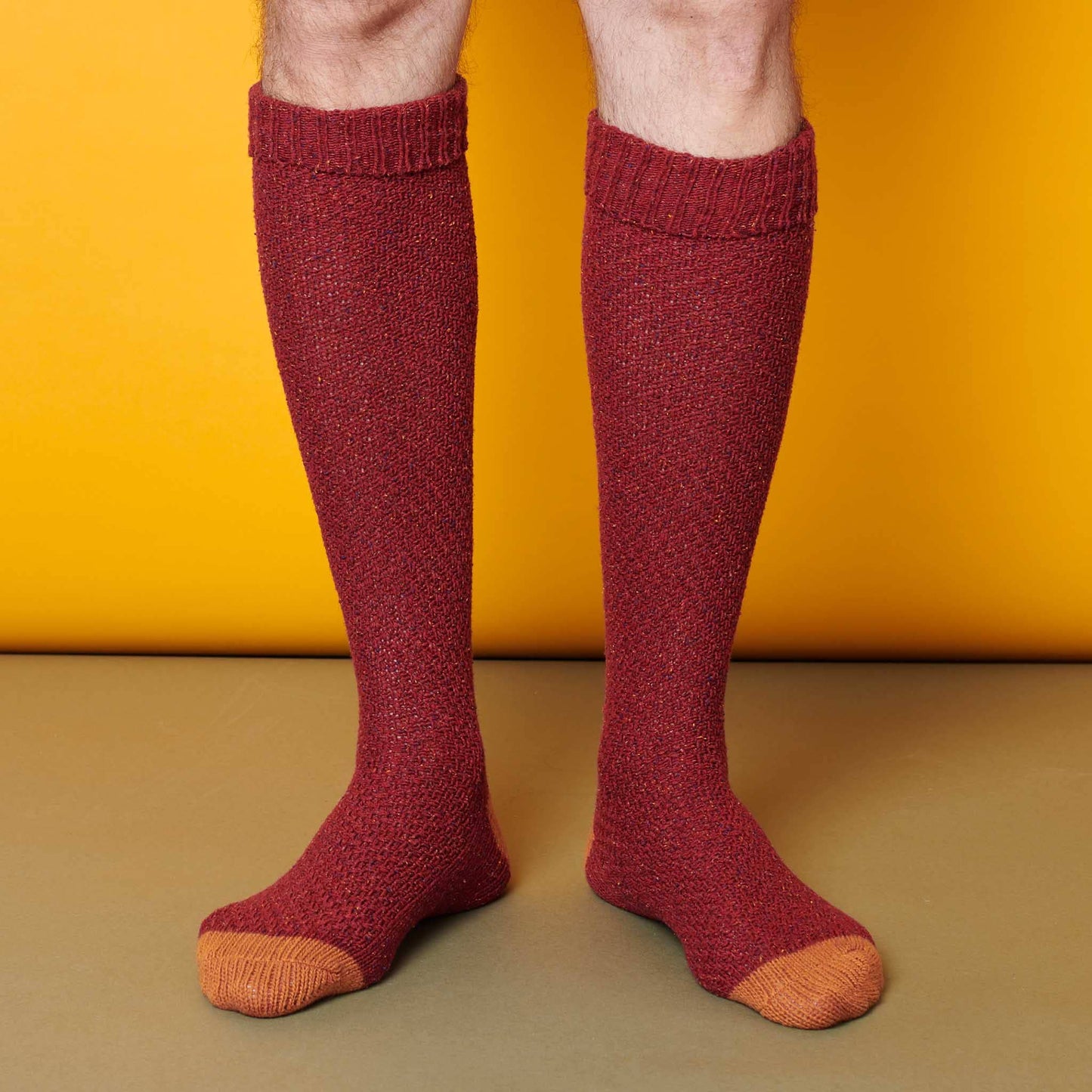 Unisex Recycled Silk Blend Knee Socks