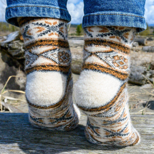 Malta Café - Ultra Soft Crew Socks | Wool & Bamboo