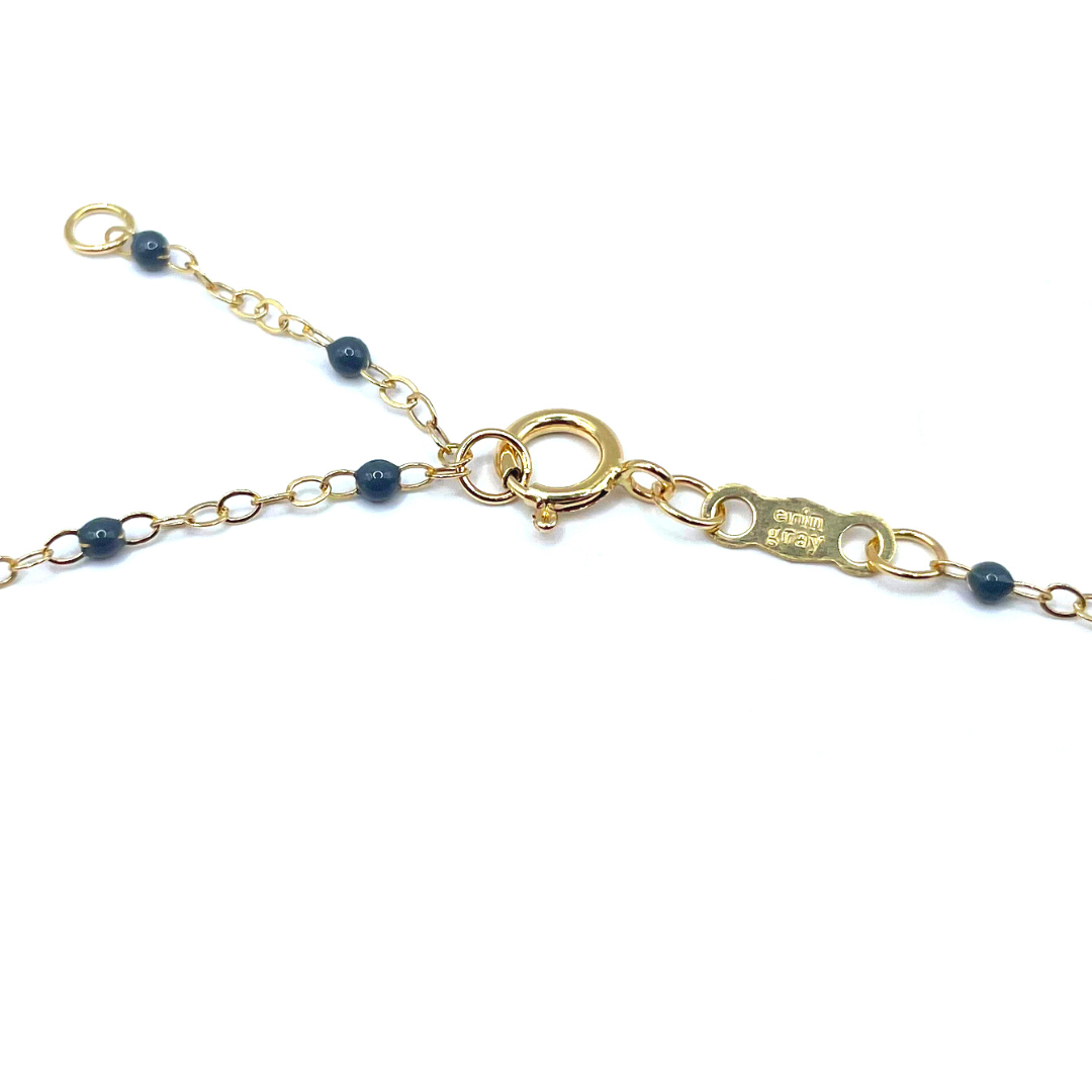 The Dotsy Necklace - 14k Gold-Filled & Epoxy - Waterproof!