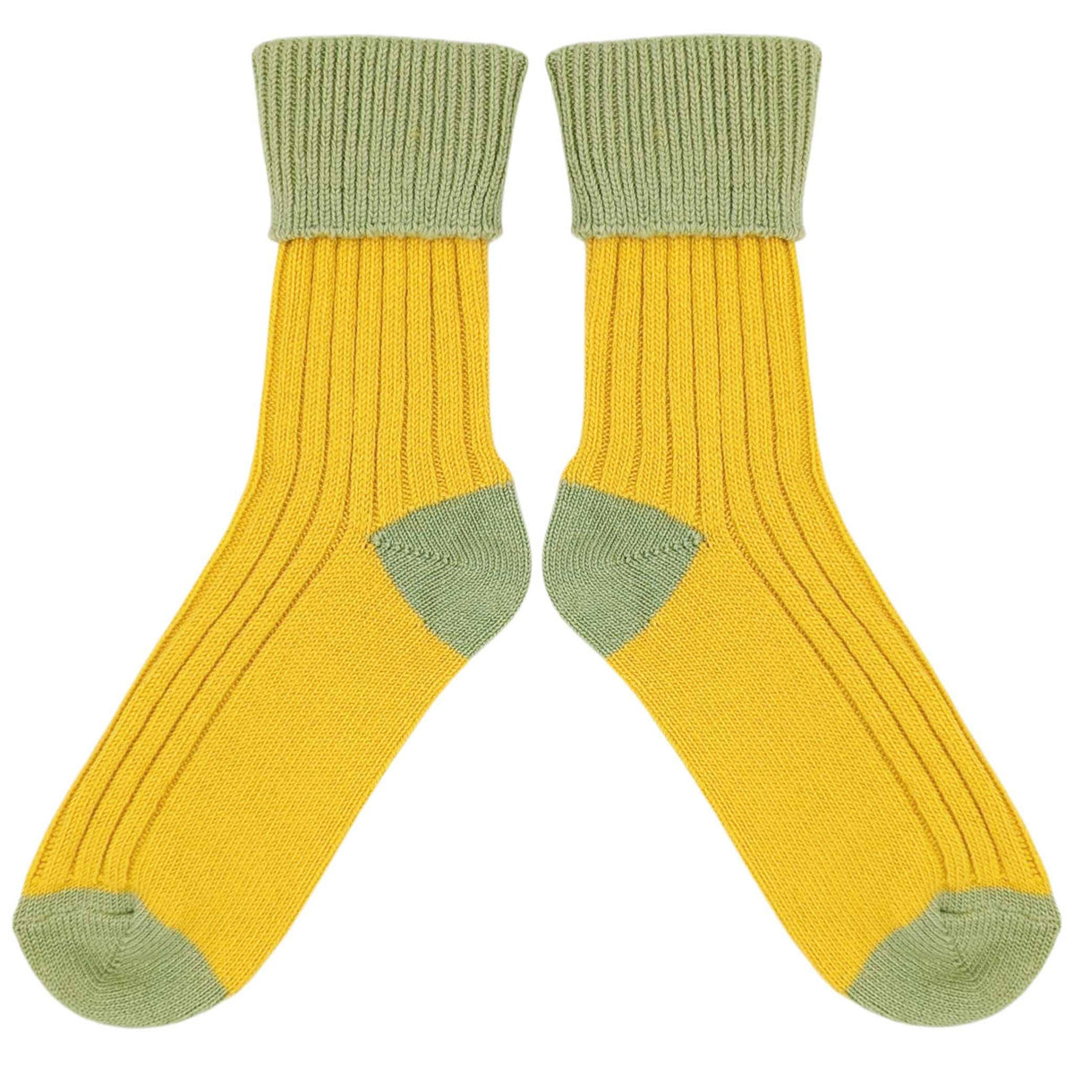 Cashmere Blend Ribbed Slouch Socks - 2026 Collection