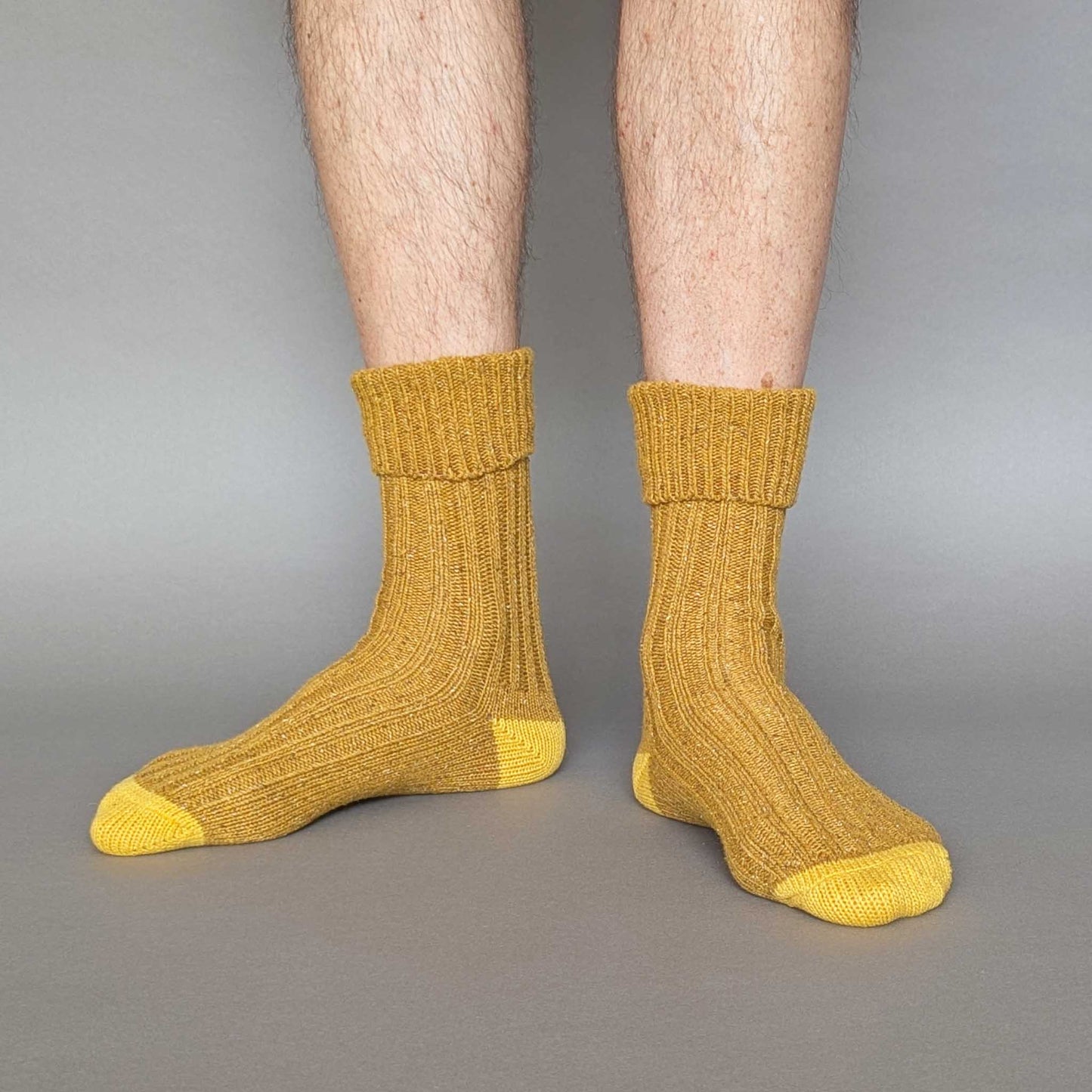 Unisex Recycled Silk Blend Ribbed Socks 2025