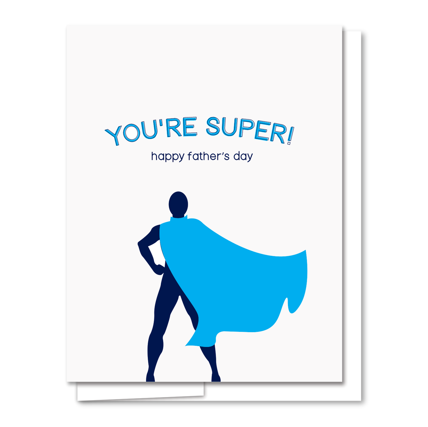 Super Dad - Letterpress Father's Day Card
