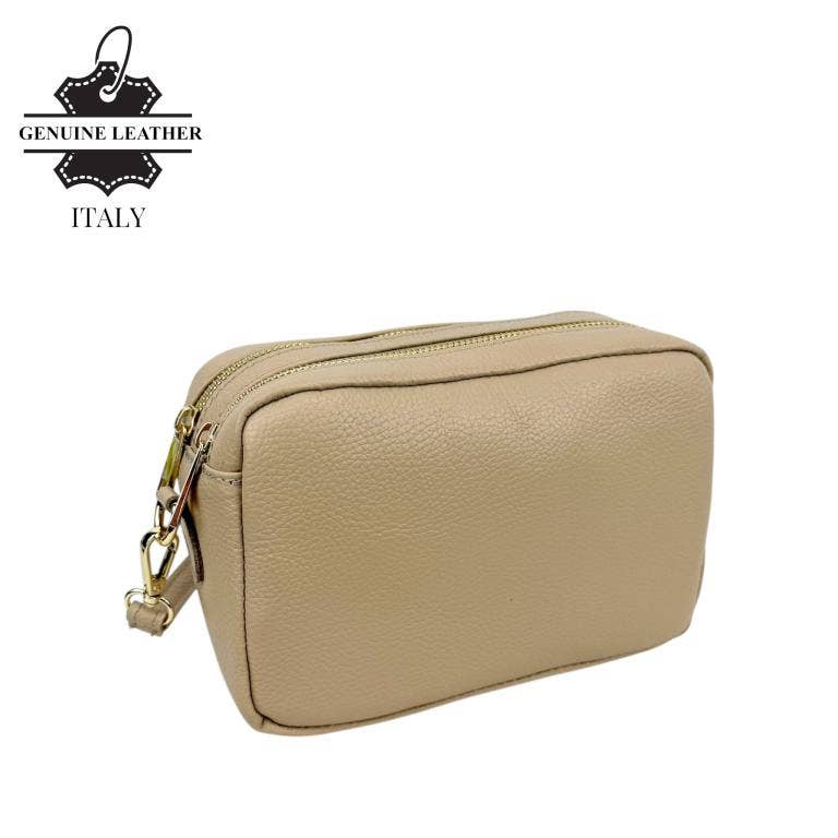 Grain Leather Shoulder Bag