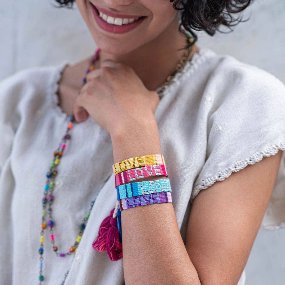 ATITLAN LOVE Bracelet - Yellow & Gold