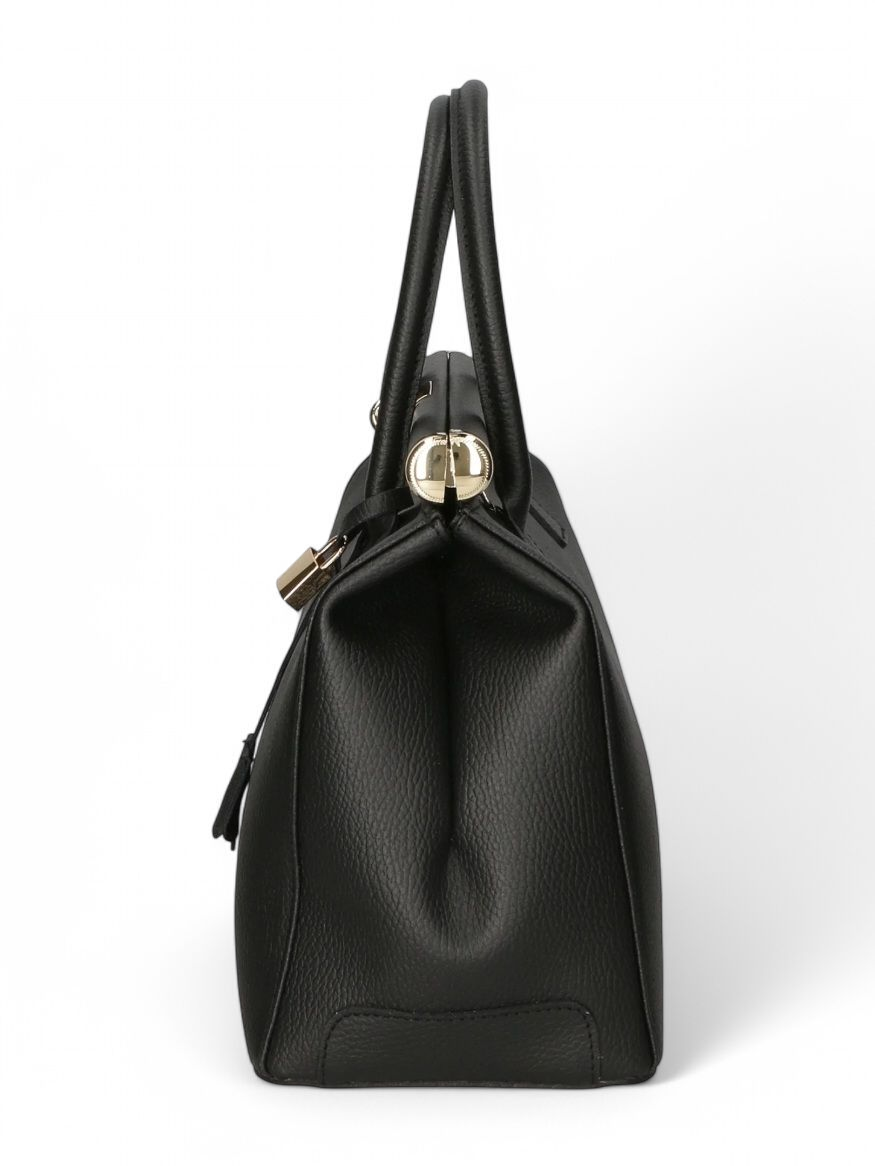 NORA leather bag - Black - Made in Italy