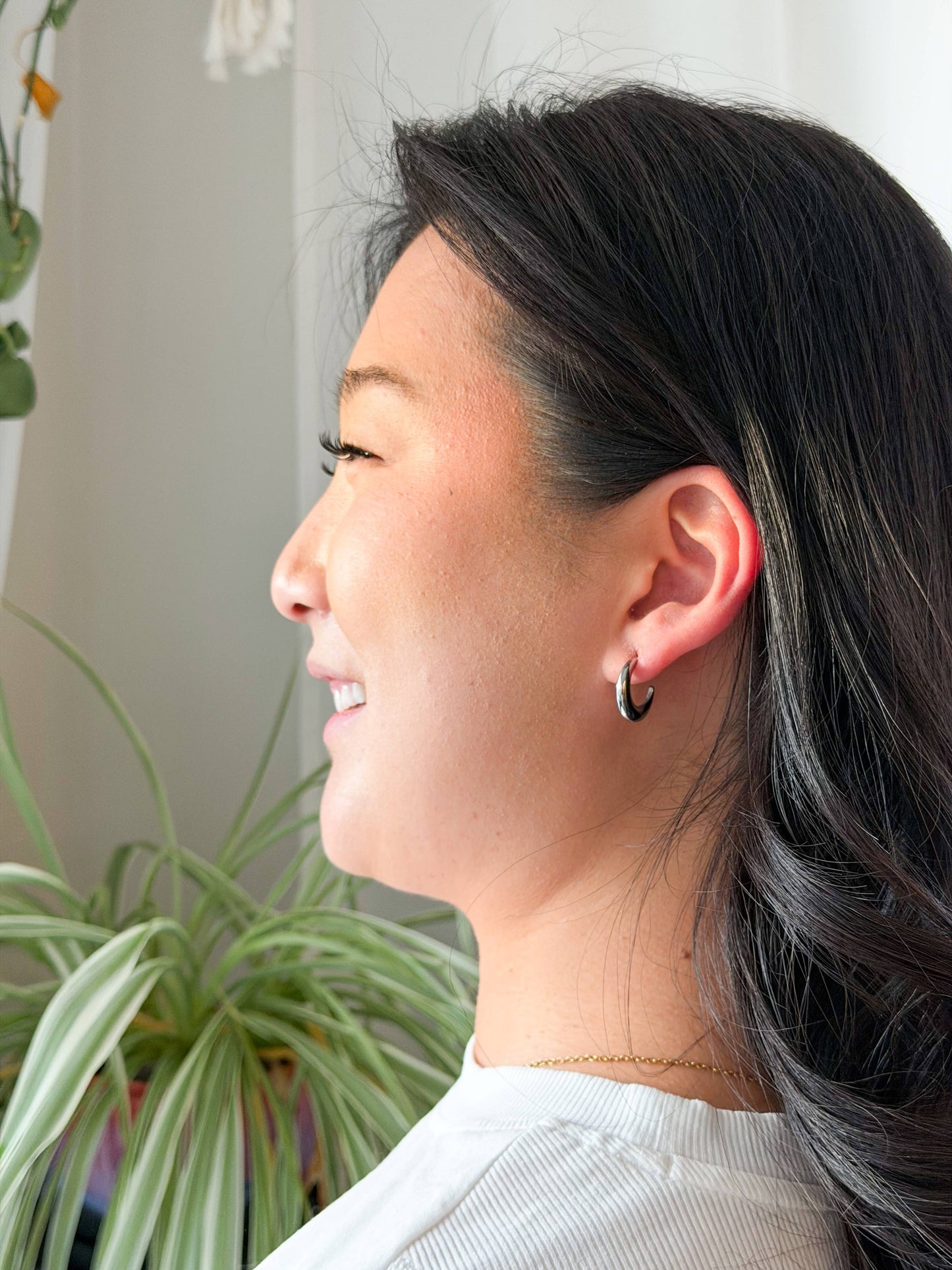 Luxe Selena Hoops - Silver // Everyday basics, Jewelry