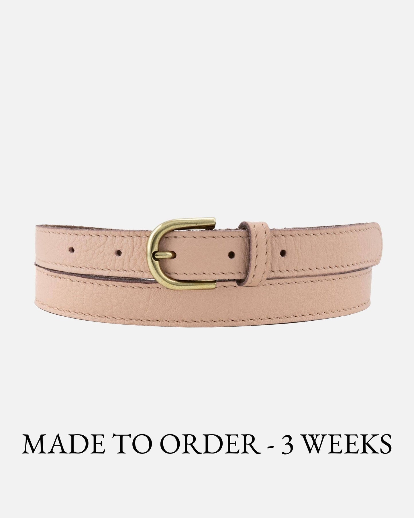 Cara | Soft Skinny Leather Belt