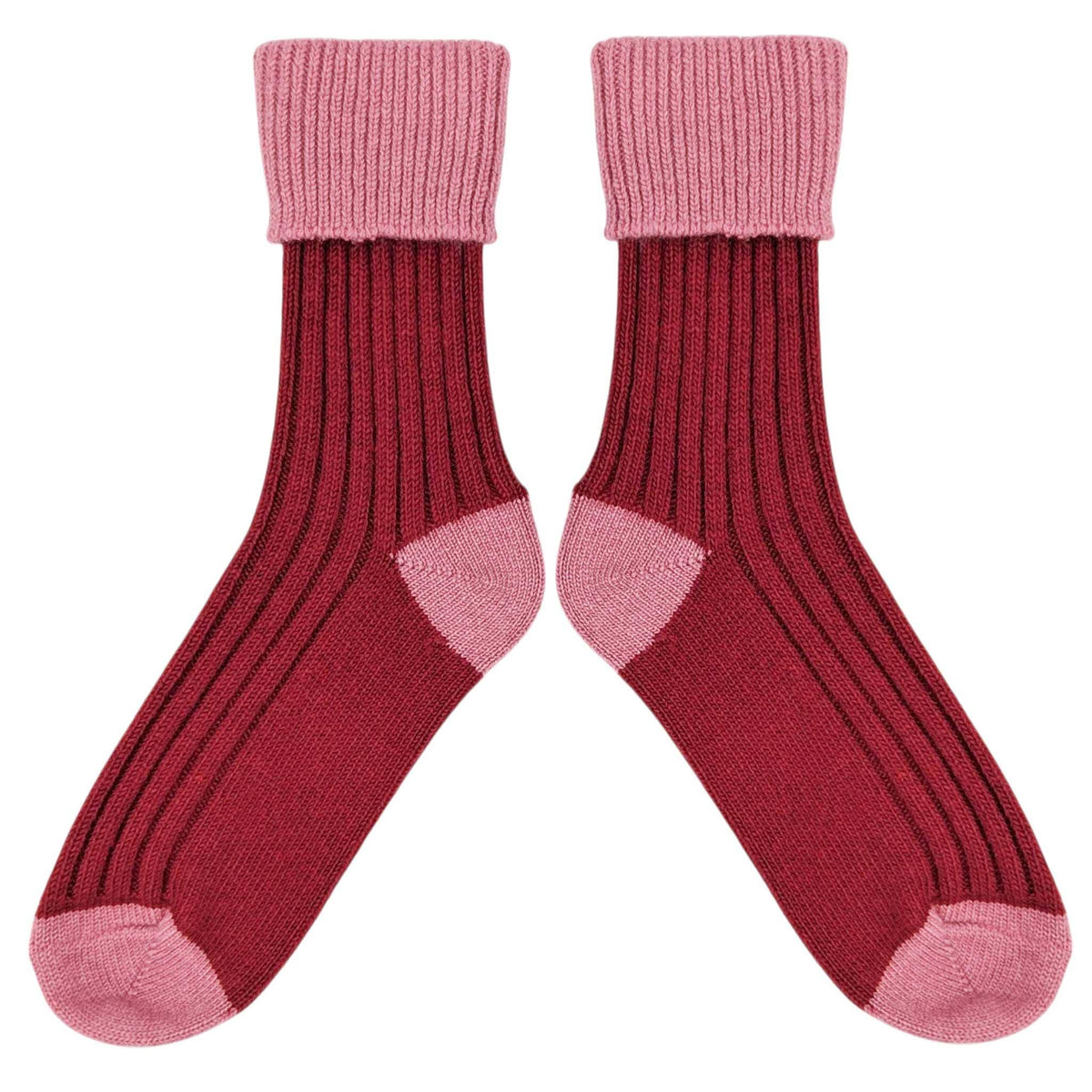 Cashmere Blend Ribbed Slouch Socks - 2026 Collection