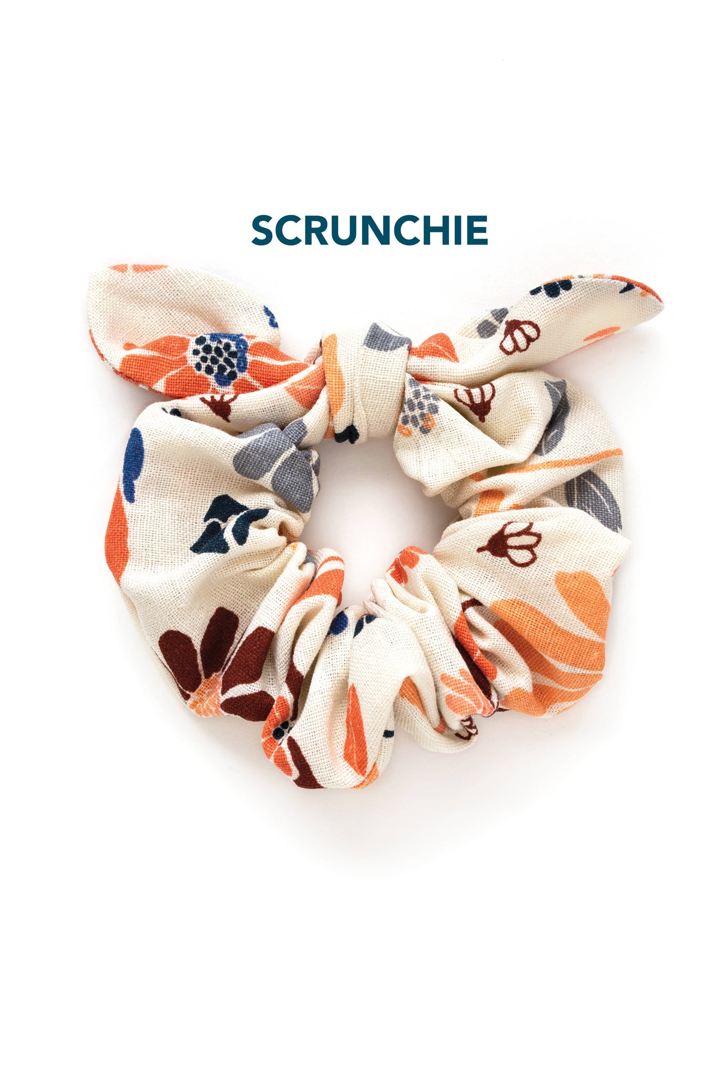 Scrunchie - Dupioni Silk - Warm Palette