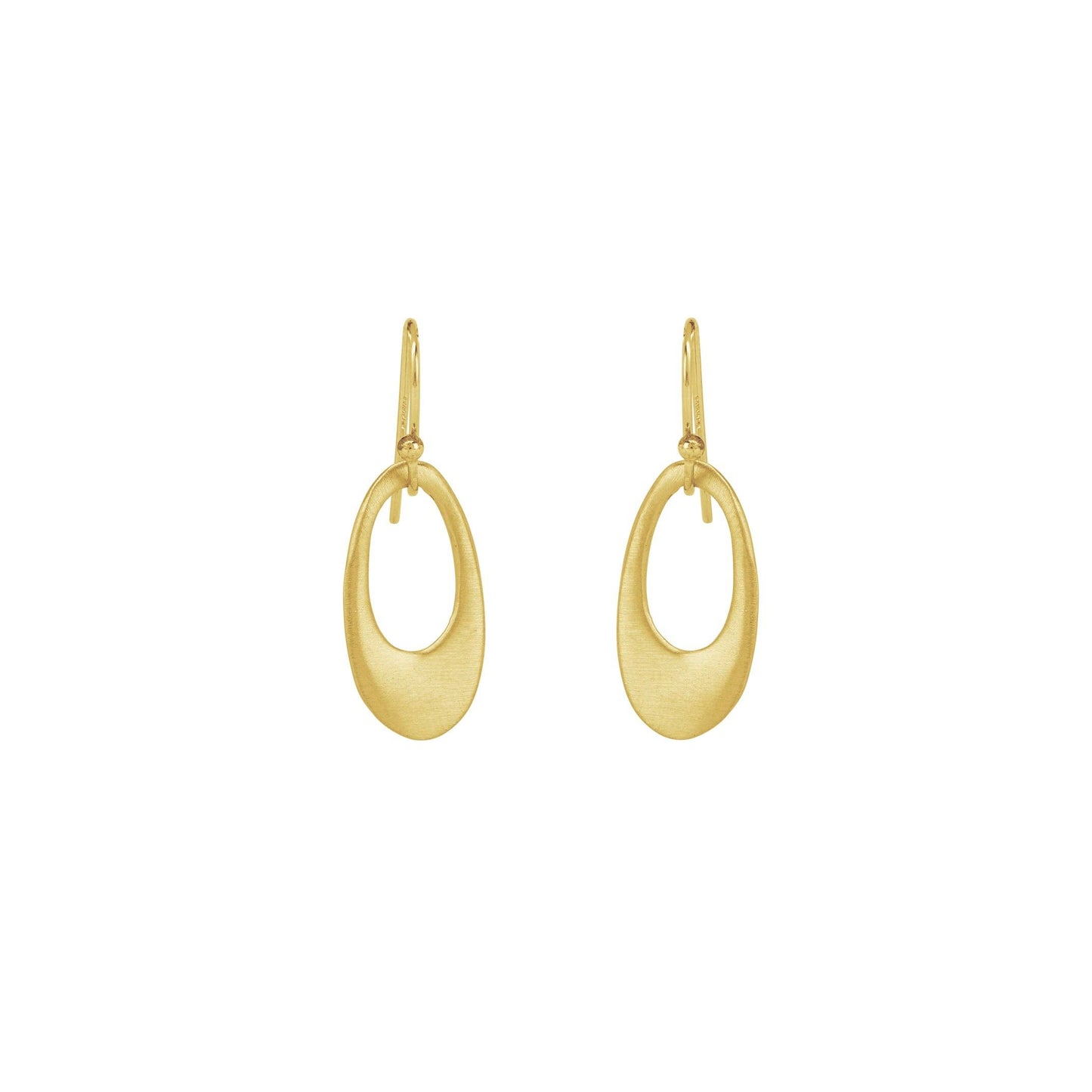 Small oval. earring