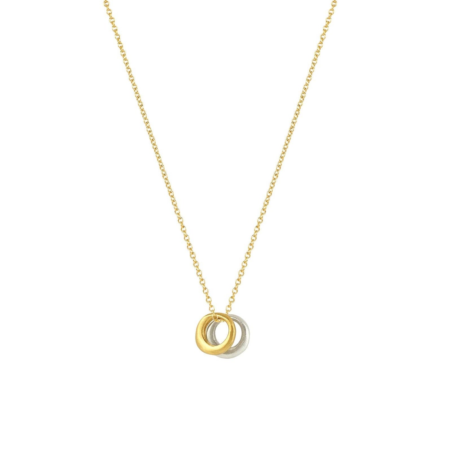 Two little circles necklace