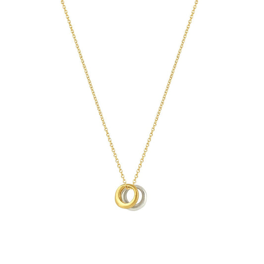 Two little circles necklace