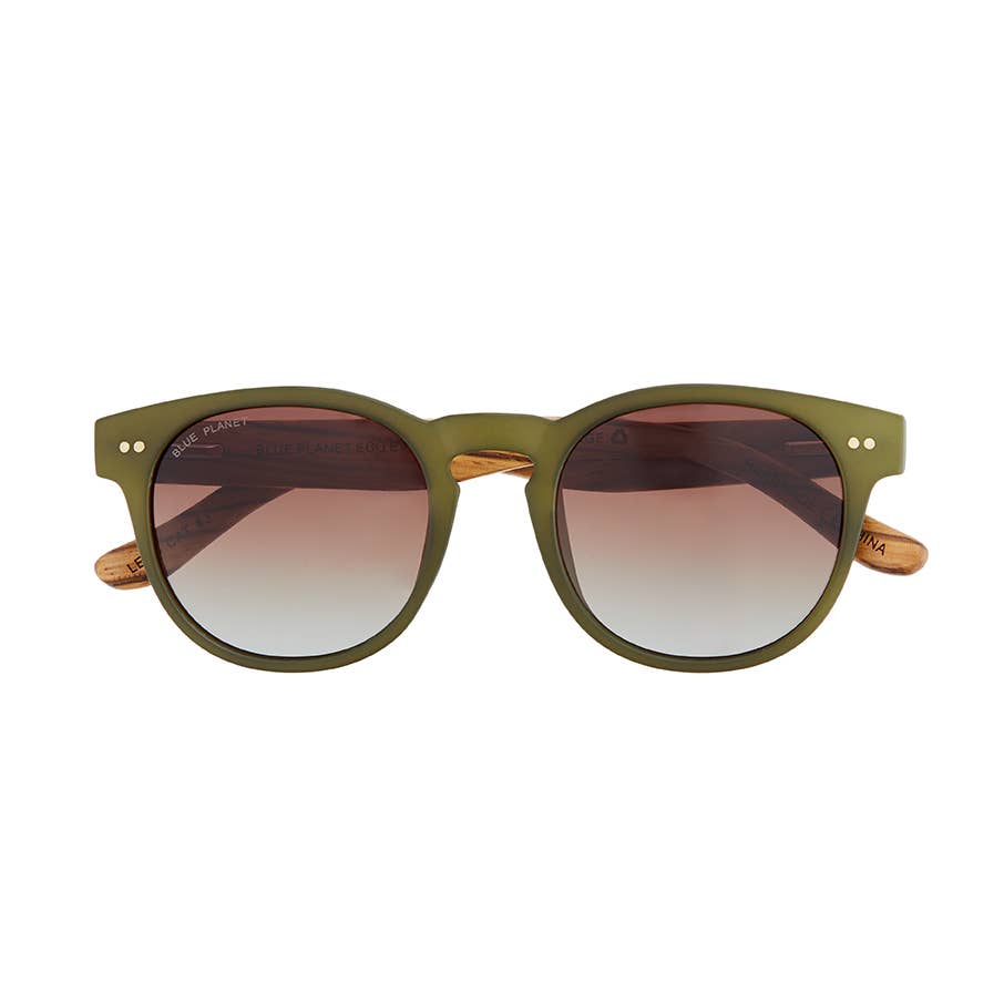 BP10171 NEW Indie - Matte Olive/Walnut Wood- Brown Polarized