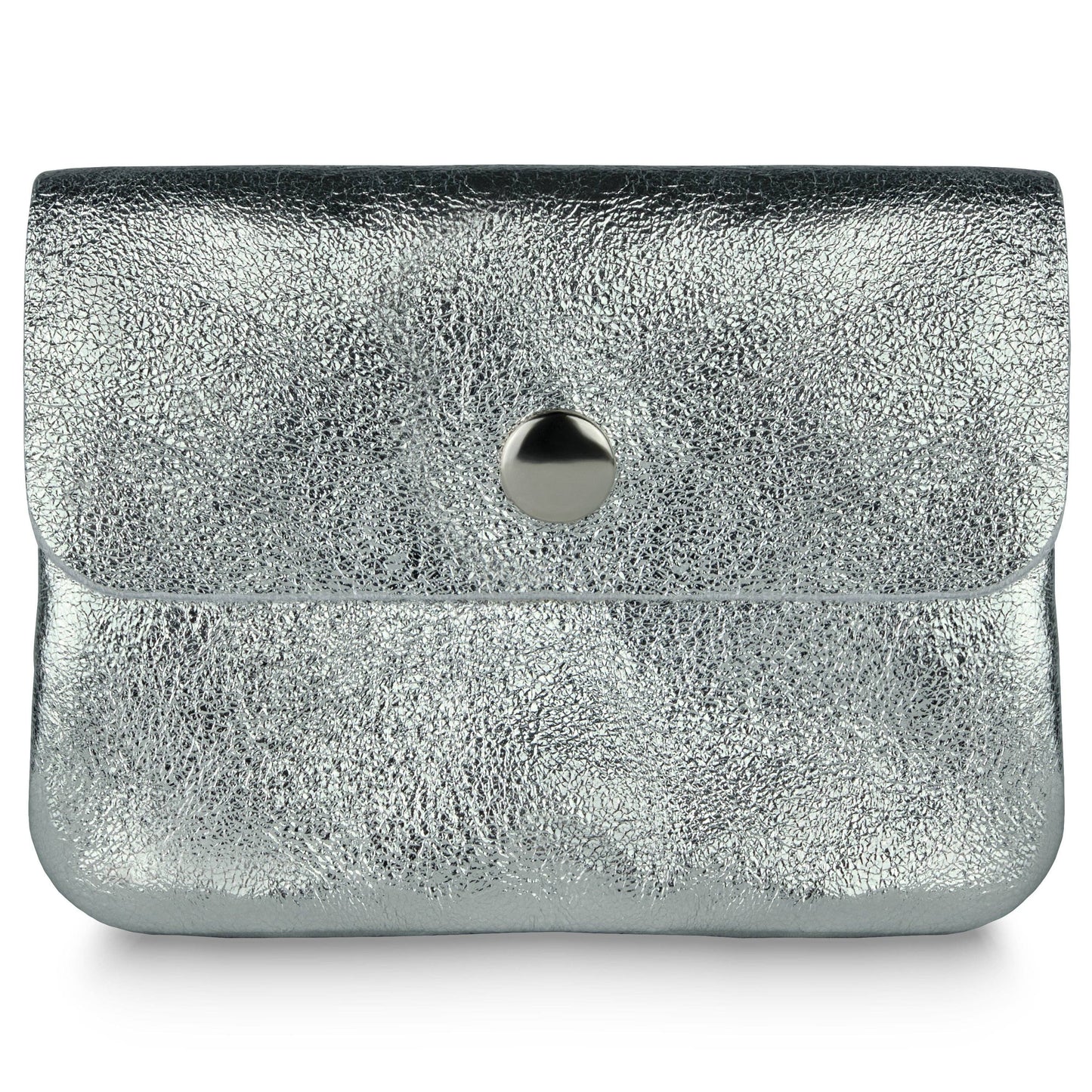 Italian Genuine Metallic Suede Wallet 000350