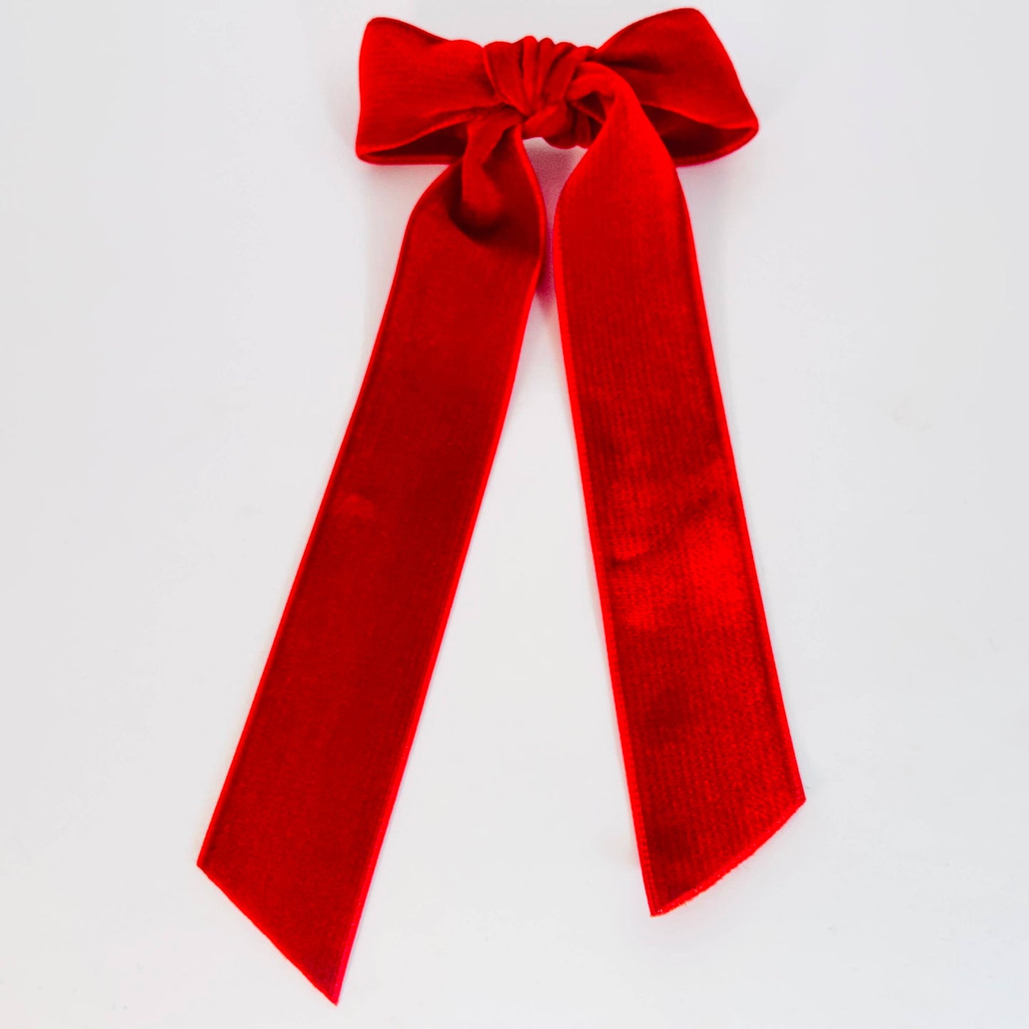 Japanese DoubleSided 1.5" Velvet Ribbon Hair Bow Barrettes