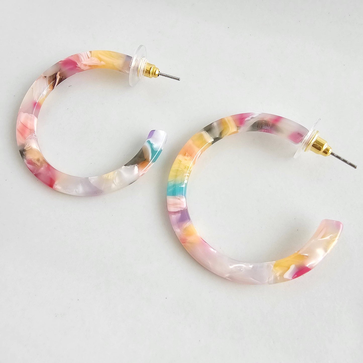 Camy Hoops - Mosaic // Summer Spring Jewelry Earrings