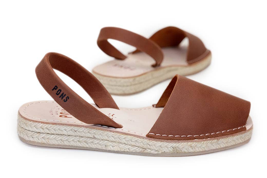 Pons Classic Espadrille Brown