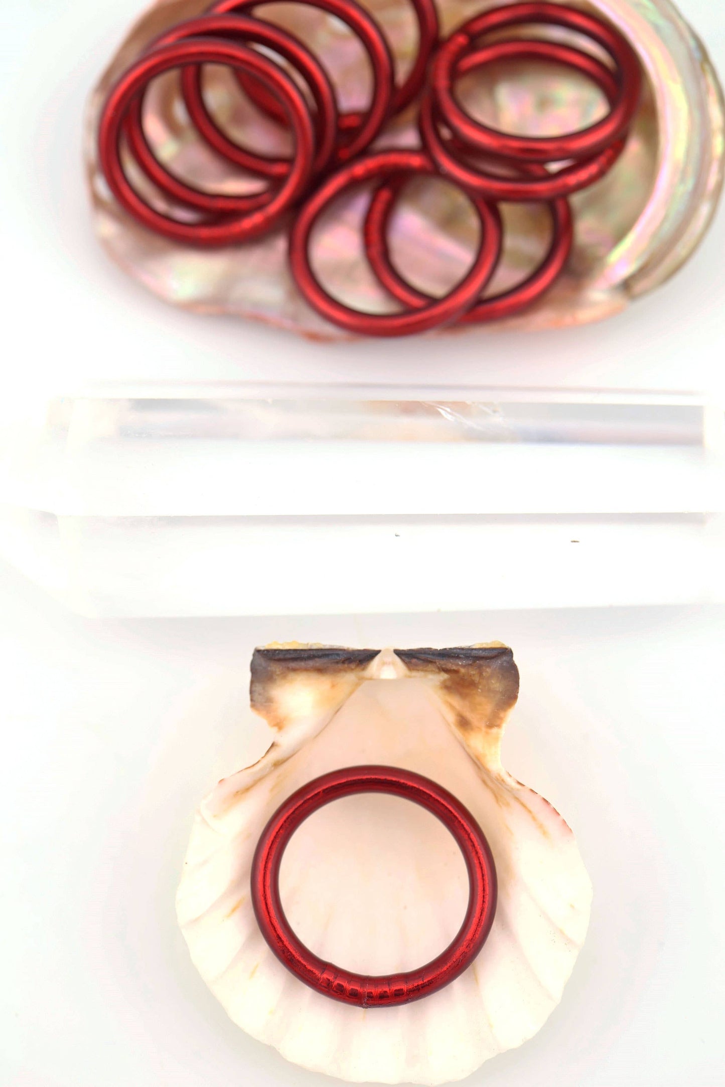 Buddhist Ring Thai Temple Rings, Colorful Kumlai (4 sizes)