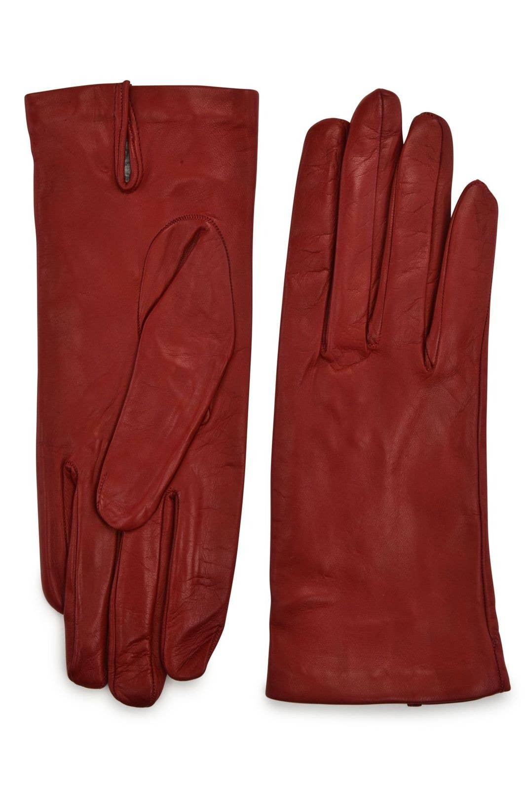 (3225) Italian Vent Palm Shorty Women's Gloves in Lambskin