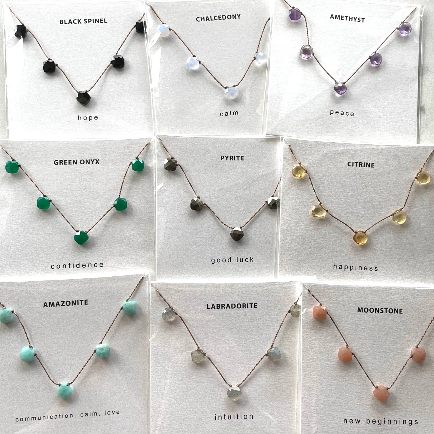 Amazonite 5 Stone Necklace- Communication