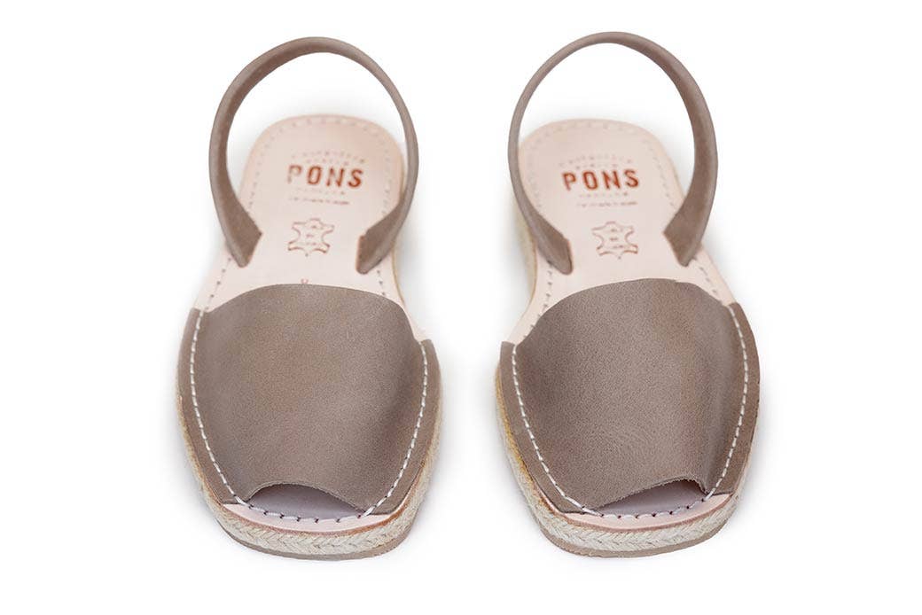 Pons Classic Espadrille Taupe