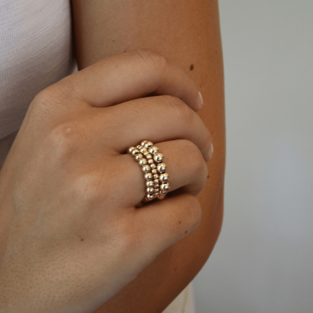 3mm Gold Filled Waterproof Stretch Ring