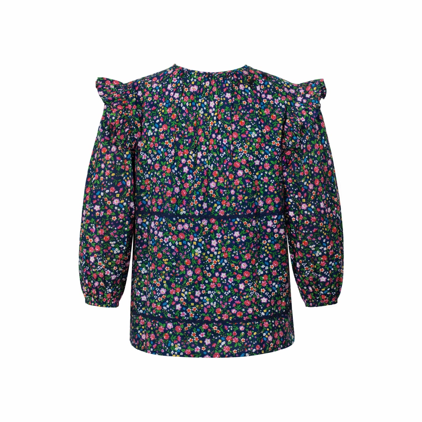 Navy Floral Naples Top