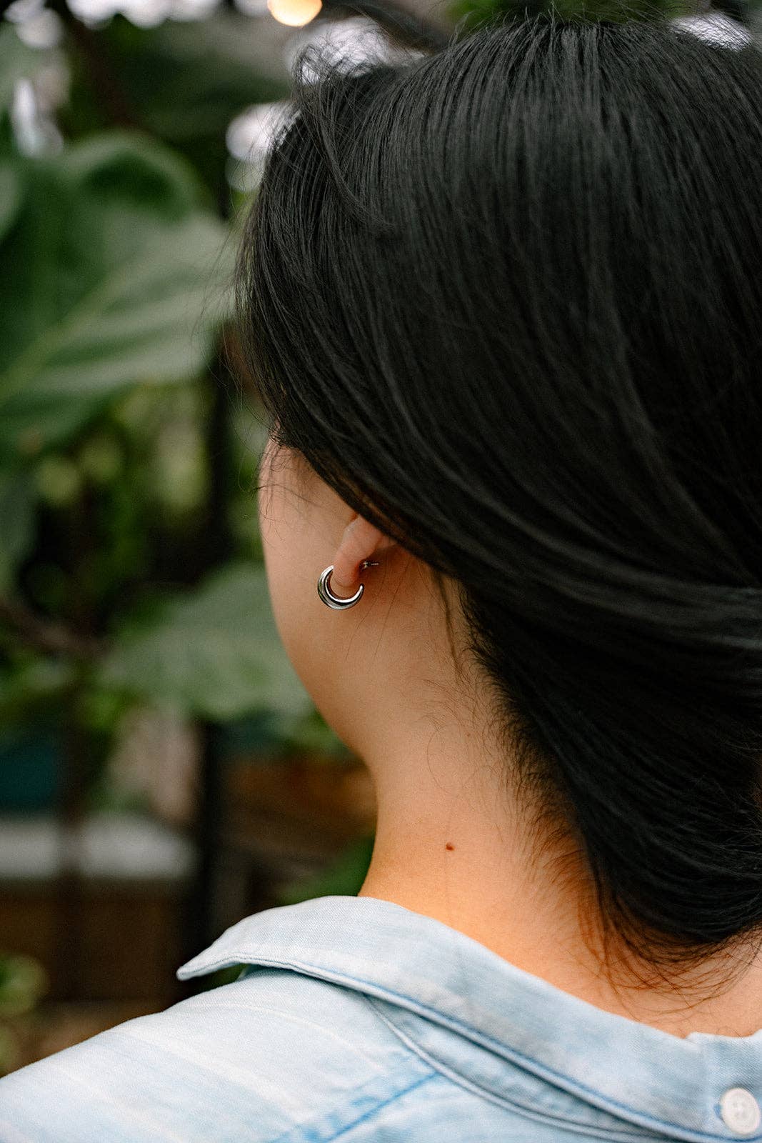 Luxe Selena Hoops - Mini - Silver // Everyday basics Jewelry