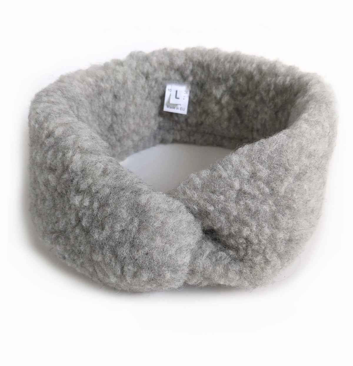 Natural 100% Sheep Wool Headband, Warm Winter Ear Warmer