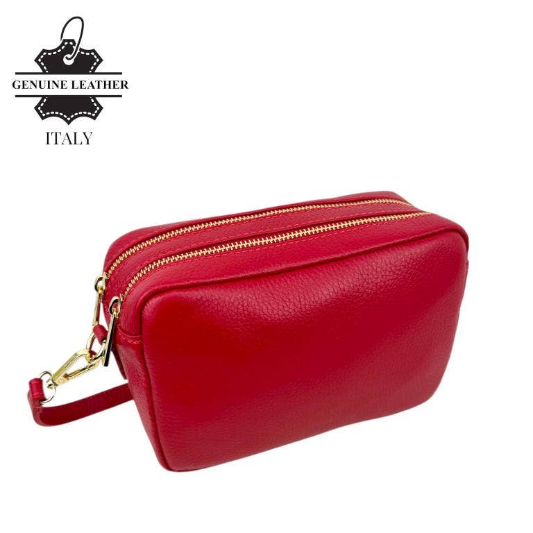 Grain Leather Shoulder Bag