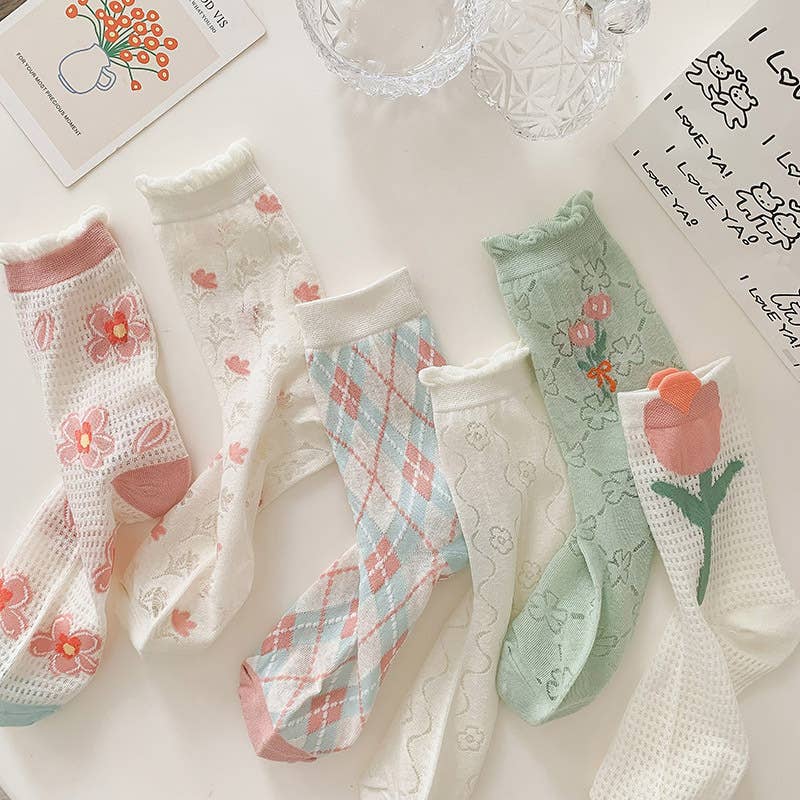 Cotton Socks | Tulip Breeze