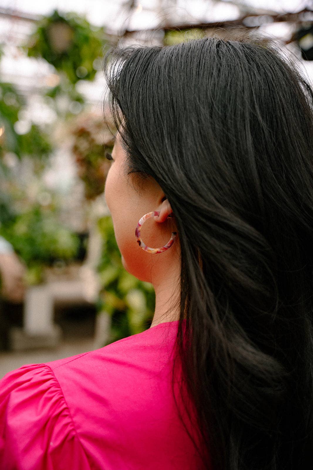 Camy Hoops - Mosaic // Summer Spring Jewelry Earrings