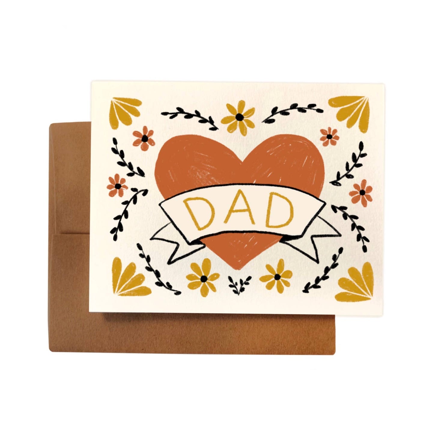 DAD ~ CLASSIC HEART Card