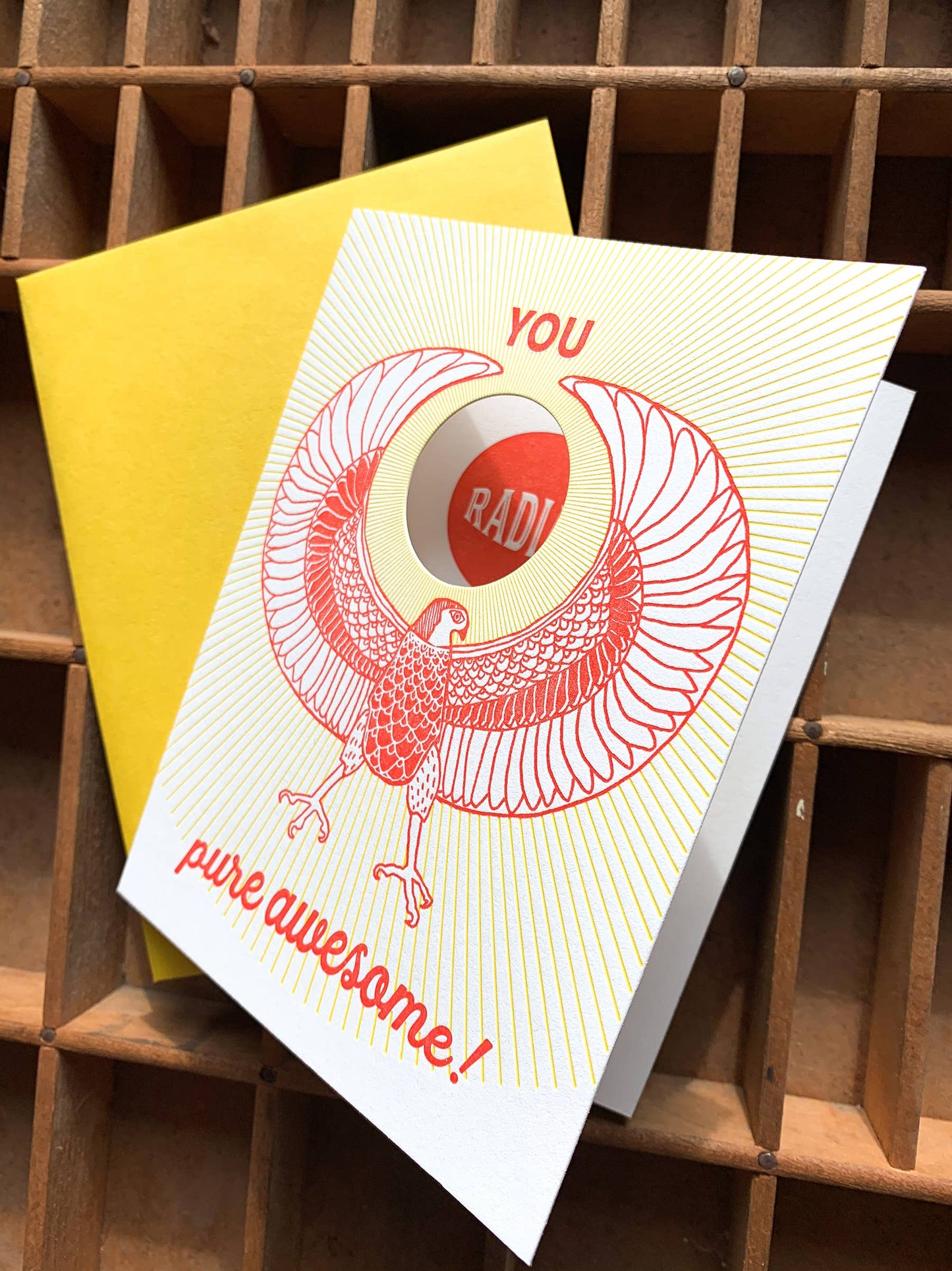 You radiate pure awesome card